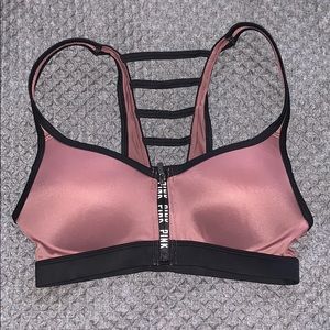 Victoria Secret Sport Bra burgundy color